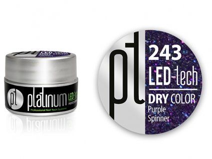 Platinum Color Dry Gel - Purple Spinner