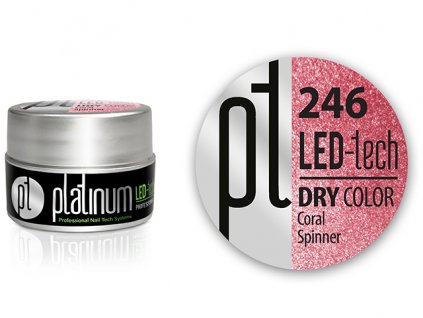 Platinum Color Dry Gel - Coral Spinner