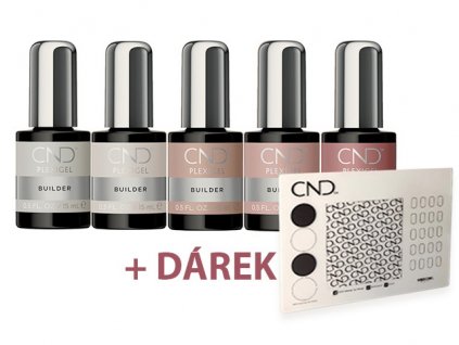 CND Plexigel Color Builder - kompletní sada