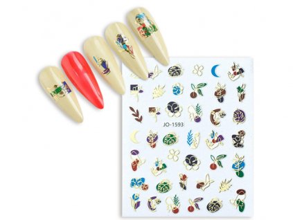 modelaznehtu.cz Joyful Nail Sticker - JO-1593
