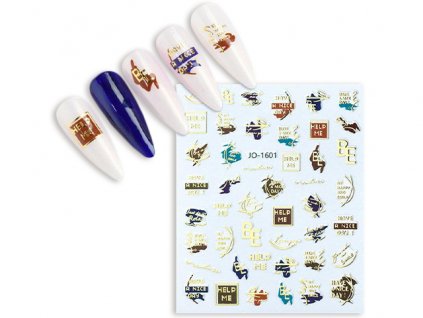 modelaznehtu.cz Joyful Nail Sticker - JO-1601