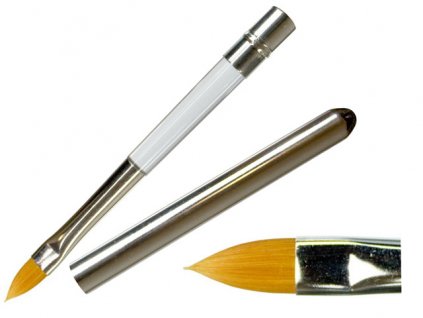 modelaznehtu.cz Štětec - Kočičí jazyk - nylon 6 - skládací