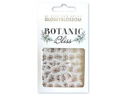 modelaznehtu.cz Nail Sticker - Botanic Bliss - Golden Rose 2