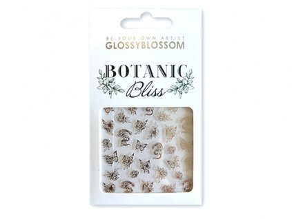 modelaznehtu.cz Nail Sticker - Botanic Bliss - Golden Rose 5