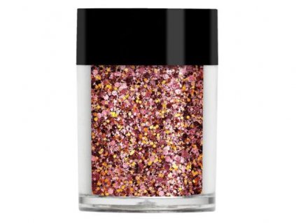 Lecenté Metallic Multi Glitz - Hibiscus