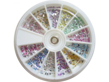 BOX plný zdobících kamínků - Comma AB 3 mm