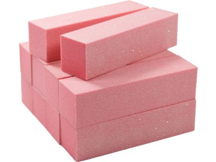 modelaznehtu.cz PINK BUFFER 120 - Pilník blok růžový 120/120 50ks