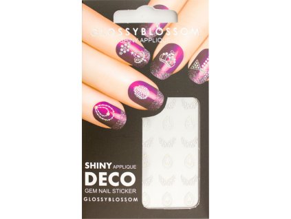 modelaznehtu.cz 3D Nails Stickers - 3D Shiny Applique - Deco Gems 3