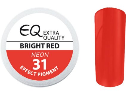 EBD 31 - Extra Quality Effect Pigment - NEON - pigment do gelu - BRIGHT RED 2ml