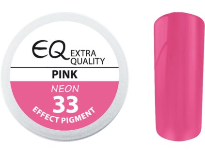 EBD 33 - Extra Quality Effect Pigment - NEON - pigment do gelu - PINK 2ml