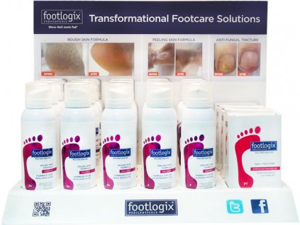 Footlogix ANTI-FUNGAL Counter Display - 18 produktů