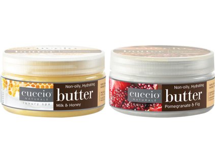 2 KS ZA CENU 1 KS CUCCIO, Máslová emulze Mléko a med + Granátové jablko a fík (2x226g)