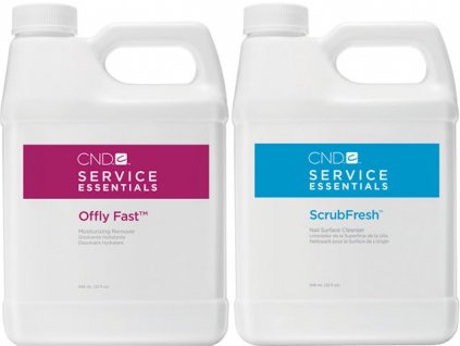 CND 2ks za cenu 1ks: Offly Fast Remover (946 ml) + Scrub Fresh (946 ml)