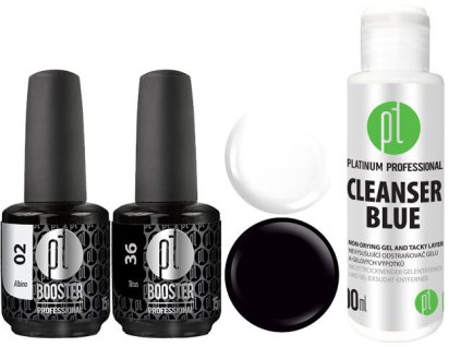 Platinum 3 ks za cenu 1ks: 2x BOOSTER Color (15 ml) + Cleanser Blue (100 ml)
