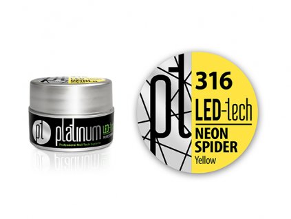 Platinum Neon New Spider Gel - Yellow