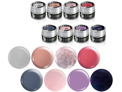 Platinum BOOSTER Color Gel - sada 8 ks (01,11,14,20,32,43,54,113)