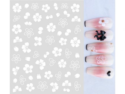 modelaznehtu.cz Nail Stickers - Milky White 5