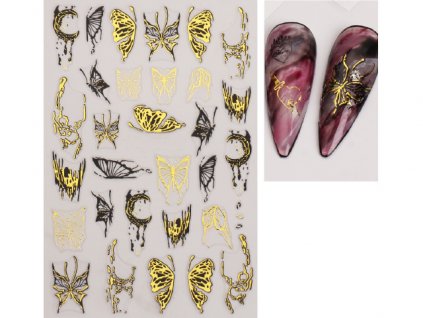 modelaznehtu.cz Nail Stickers - Rock It Butterfly 3G