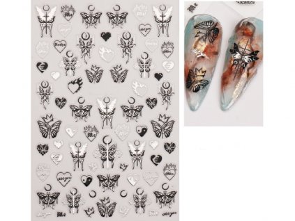 Nail Stickers - Rock It Butterfly 5S