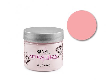 NSI Atraction akrylový pudr 40 g - Coral Pink