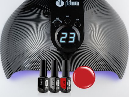 Platinum Startovací sada BOOSTER Color 3×3,5 ml - Enzo (22) - s lampou Platinum Black Shell 75W