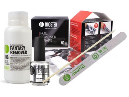 Platinum Základní sada pro přípravu nehtu a odstranění gel-laku