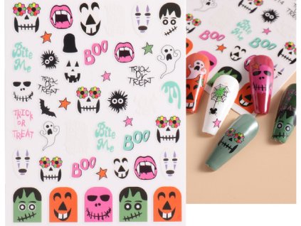 modelaznehtu.cz Nail Stickers - Trick or Treat 2