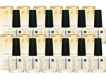 Sada dárků CND - 12x SOLAR OIL, 15ml