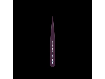 Staleks Profesionální pinzeta na obočí EXPERT - špičatá, fialová barva (TE-11/5v)
