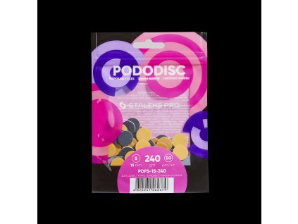 Staleks Náhradní brusný papír s měkkou vrstvou pro PODODISC STALEKS PRO S - 240 (50 ks) PDFS-15-240