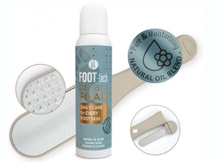 Platinum FOOT-tech Cream Foam - Daily Care s pilníkem Magnum