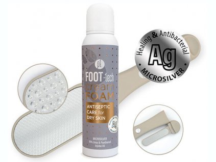 Platinum FOOT-tech Cream Foam - Antiseptic Care s pilníkem Magnum