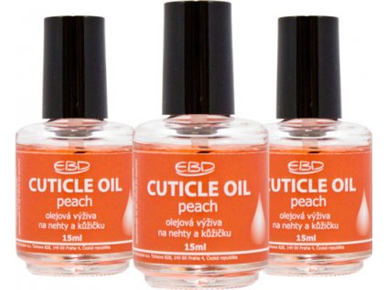 EBD Cuticle Oil - Broskev - sada 3 ks