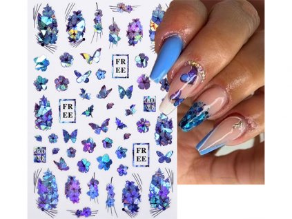 modelaznehtu.cz Nail Stickers - Flower Power 03