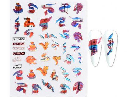 Nail Stickers - Color Burst 03