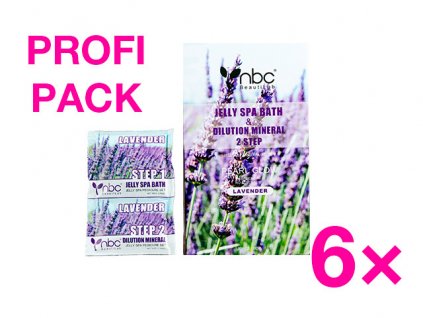 NBC BeautiLab PROFI PACK - Jelly Spa – Lavender 6 ks