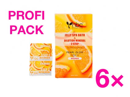 NBC BeautiLab PROFI PACK - Jelly Spa – Orange 6 ks