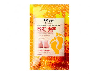 NBC BeautiLab Collagen Moisture Foot Sock Mask - maska na nohy - Honey Flower