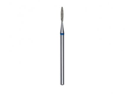 Staleks Diamantová fréza plamínek, modrá, průměr 1.4mm, délka 8mm - FA10B014/8