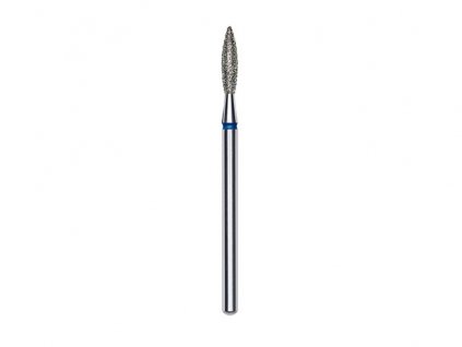 Staleks Diamantová fréza plamínek, modrá, průměr 2.3mm, délka 10mm - FA10B023/10