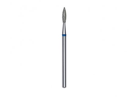 Staleks Diamantová fréza plamínek ostrý, modrá, průměr 2.1mm, délka 8mm - FA11B021/8