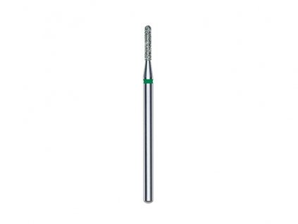 Staleks Diamantová fréza zakulacený válec, zelená, průměr 1.4mm, délka 8mm - FA30G014/8