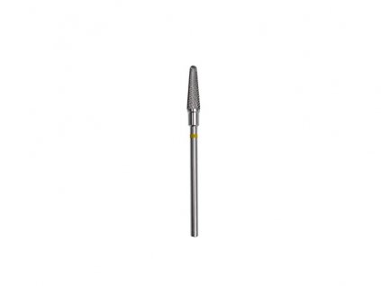 Staleks Tvrdokovová fréza kužel komolý, žlutá, průměr 4mm, délka 13mm - FT70Y040/13
