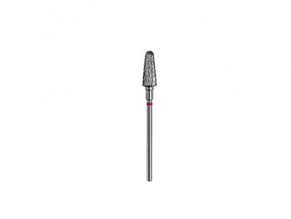 Staleks Tvrdokovová fréza kužel komolý, fialová, průměr 6mm, délka 14mm - FT70V060/14