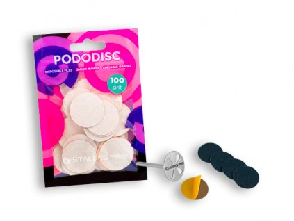 Staleks Prodloužený pedikúrní disk PODODISC EXPERT - M + náhradní brusný papír, hrubost 100