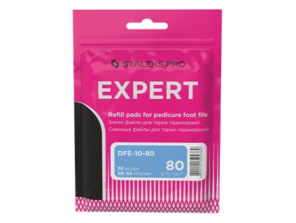Staleks Nalepovací pilníky pro pedikúrní pilník MBE-10 - hrubost 80