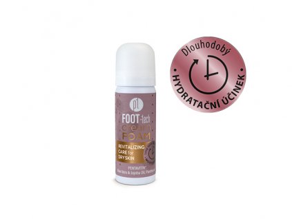 Platinum FOOT-tech Cream Foam 50ml - Revitalizing Care for dry skin