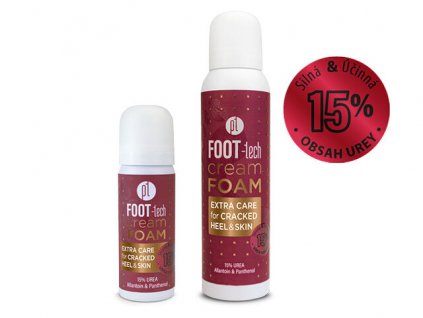 Platinum FOOT-tech Cream Foam set 150ml+50ml - Extra Care