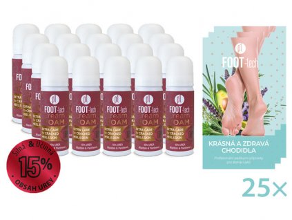 Platinum FOOT-tech Cream Foam 50ml Profi Pack 20× Extra Care