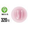 Platinum Strong SOFT GEL Tips - MEDIUM ALMOND full clear - mix 0-15, 320ks